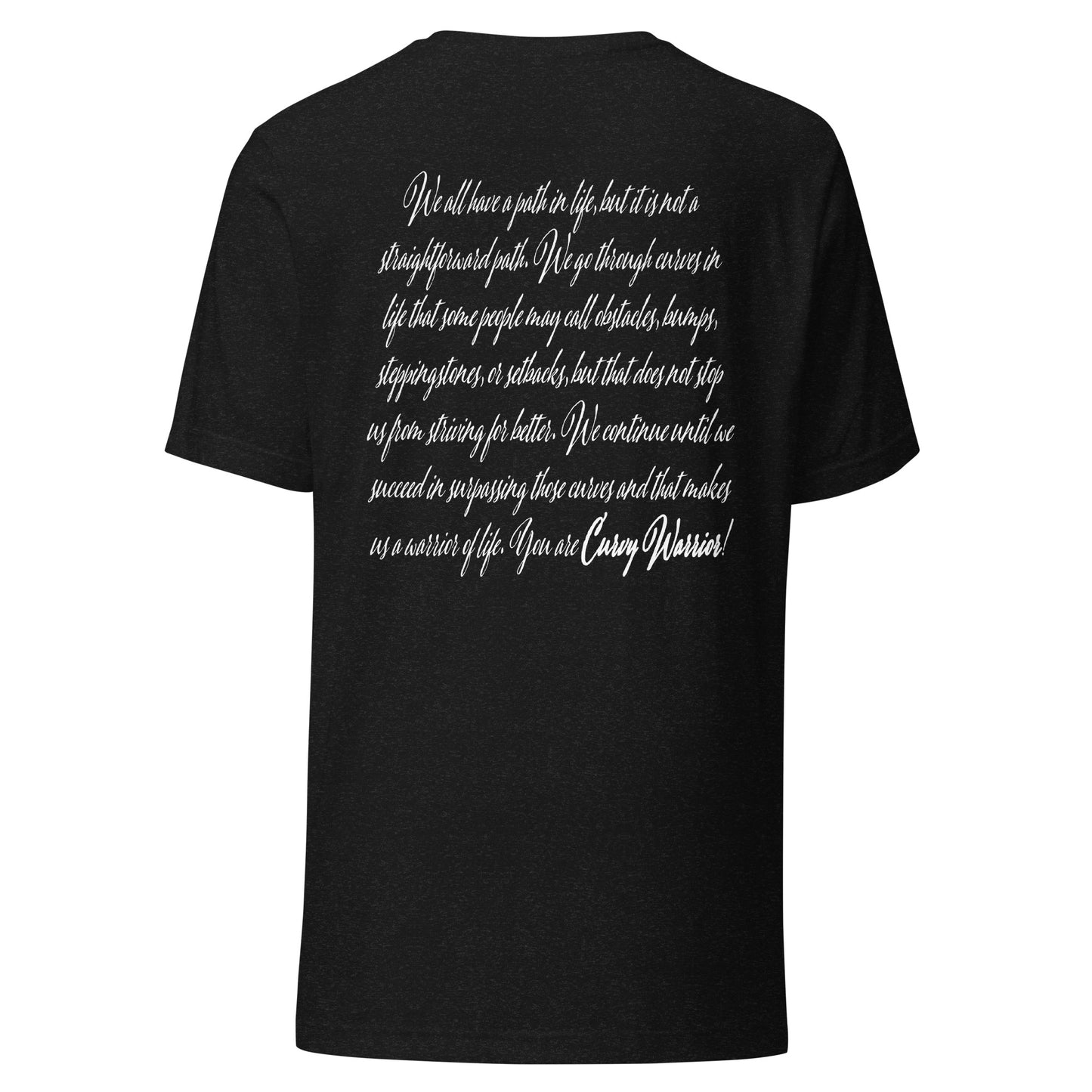 Curvy Warrior Meaning Unisex t-shirt