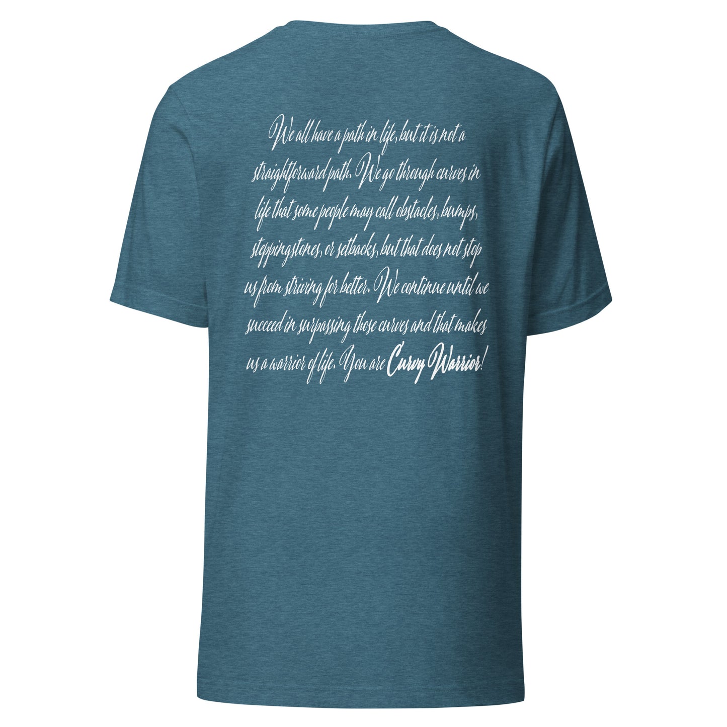 Curvy Warrior Meaning Unisex t-shirt