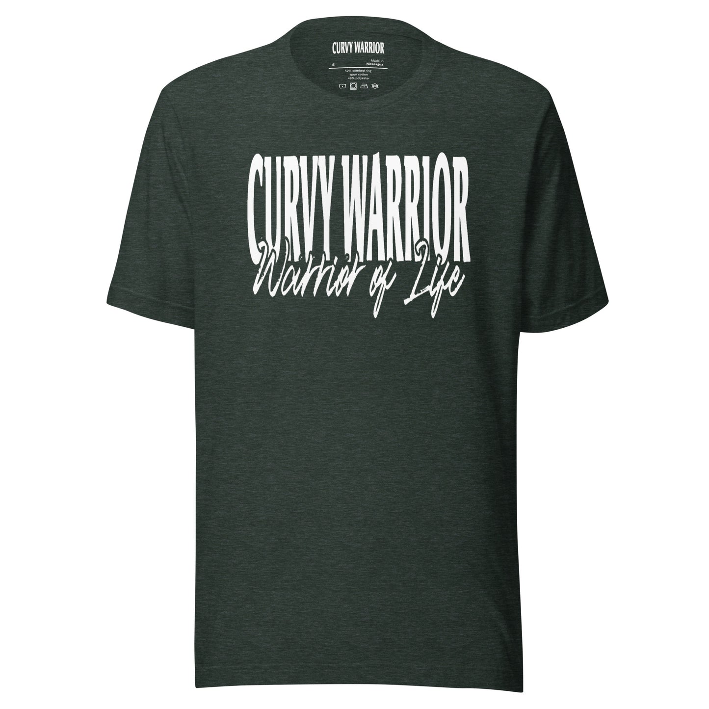 Curvy Warrior - Warrior of Life Unisex t-shirt
