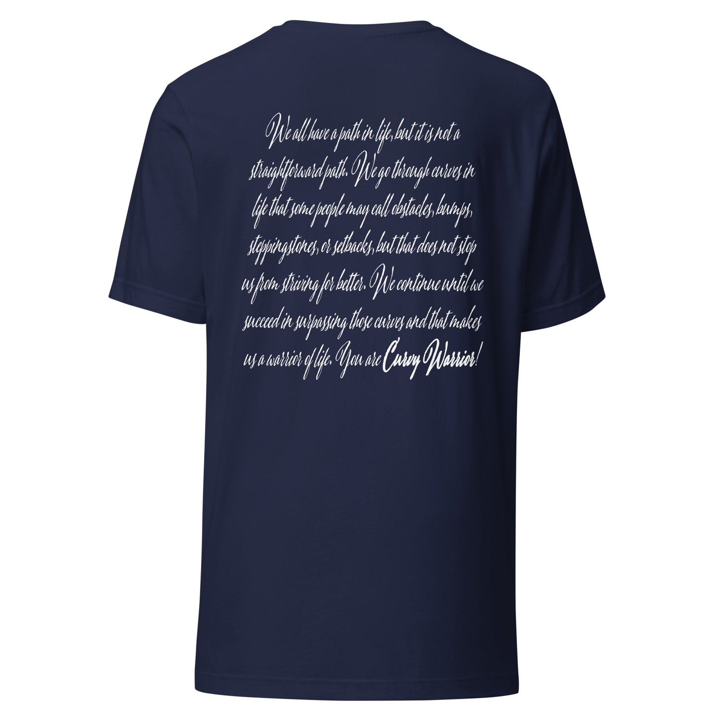 Curvy Warrior Meaning Unisex t-shirt