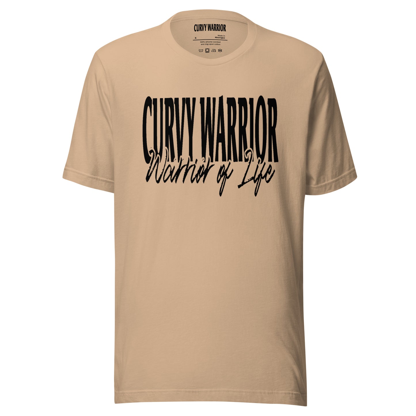 Curvy Warrior - Warrior of Life Unisex t-shirt