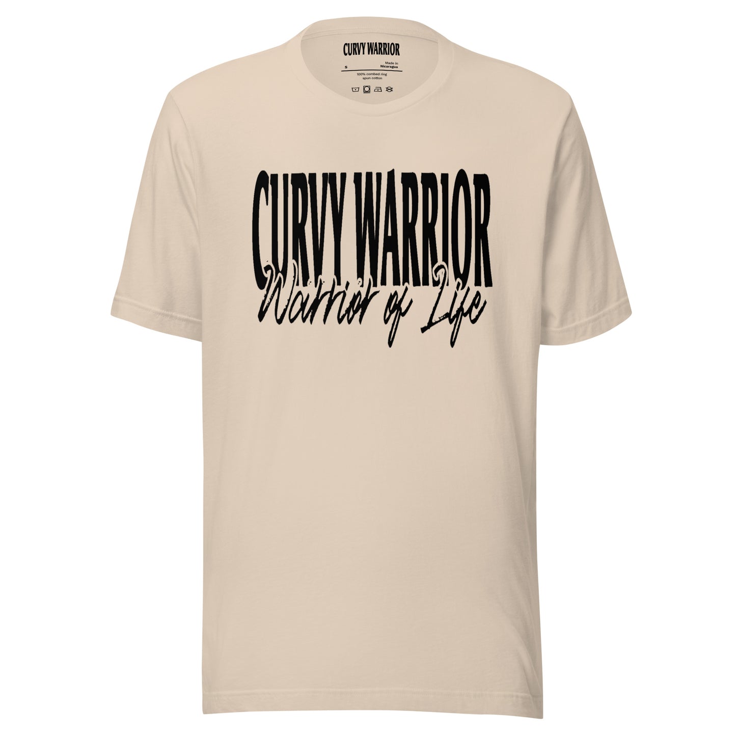 Curvy Warrior - Warrior of Life Unisex t-shirt